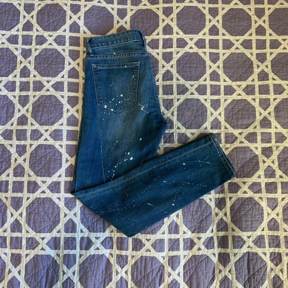Gap 1969 Paint Splattered Always Skinny Size 27